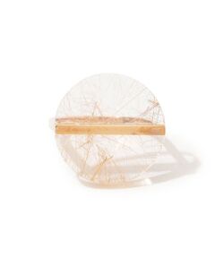 TOMORROWLAND / トゥモローランド リング | januka スライスリング ルチルクオーツ