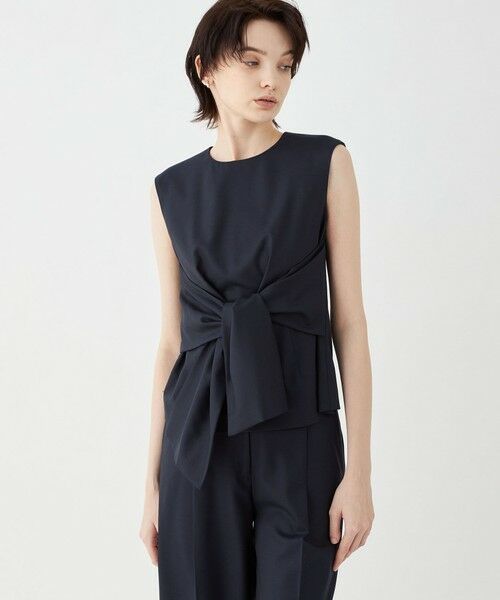 TOMORROWLAND / トゥモローランド シャツ・ブラウス | シャイニーシャーク ウエストリボンブラウス | 詳細11