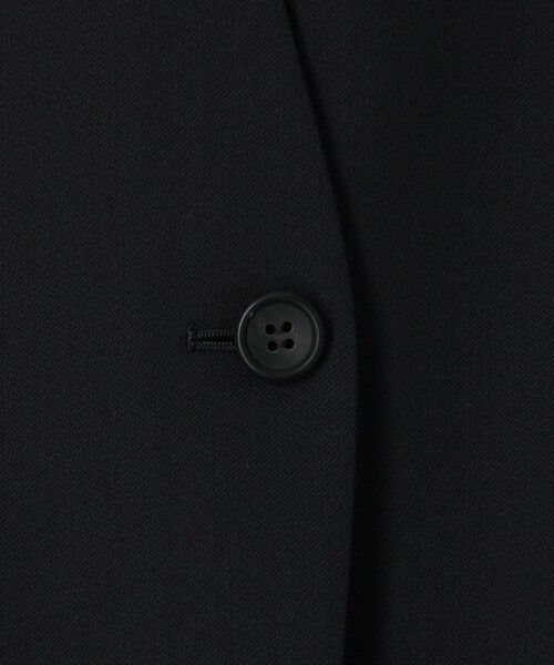 TOMORROWLAND / トゥモローランド ノーカラージャケット | ポリエステルウールバラシャ Vカラージャケット | 詳細22
