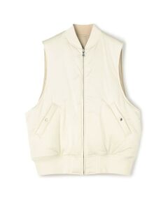 TOMORROWLAND / トゥモローランド ベスト | パディングサテン フライトベスト