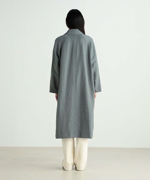 TOMORROWLAND / トゥモローランド ステンカラーコート | リネンナイロンヴィンテージギャバジン ステンカラーコート | 詳細4