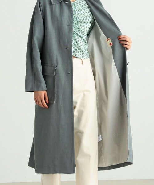 TOMORROWLAND / トゥモローランド ステンカラーコート | リネンナイロンヴィンテージギャバジン ステンカラーコート | 詳細5