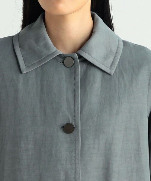 TOMORROWLAND / トゥモローランド ステンカラーコート | リネンナイロンヴィンテージギャバジン ステンカラーコート | 詳細6