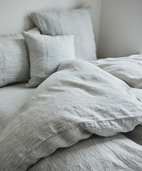 TOMORROWLAND / トゥモローランド その他雑貨 | ストライプリネン フラットシーツ（セミダブル〜ダブル） | 詳細5