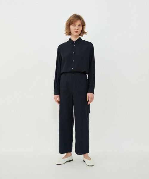 TOMORROWLAND / トゥモローランド シャツ・ブラウス（半袖以外） | レーヨンコンパクトブロード ボタンダウンシャツ | 詳細1