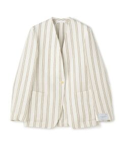 TOMORROWLAND / トゥモローランド ノーカラージャケット | CARUSO ノーカラージャケット