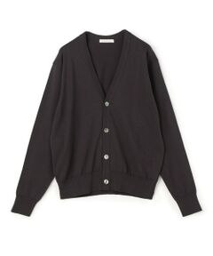 TOMORROWLAND / トゥモローランド カーディガン・ボレロ | エクストラファインゲージコットン Vネックカーディガン