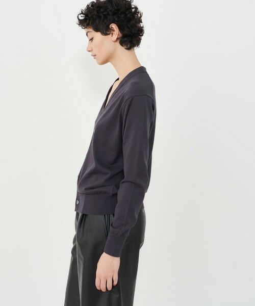 TOMORROWLAND / トゥモローランド カーディガン・ボレロ | エクストラファインゲージコットン Vネックカーディガン | 詳細3