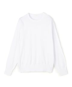 TOMORROWLAND / トゥモローランド ニット・セーター | エクストラファインゲージコットン クルーネックニット