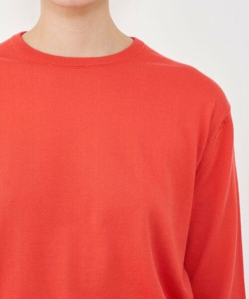 TOMORROWLAND / トゥモローランド ニット・セーター | エクストラファインゲージコットン クルーネックニット | 詳細5