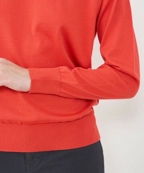 TOMORROWLAND / トゥモローランド ニット・セーター | エクストラファインゲージコットン クルーネックニット | 詳細6