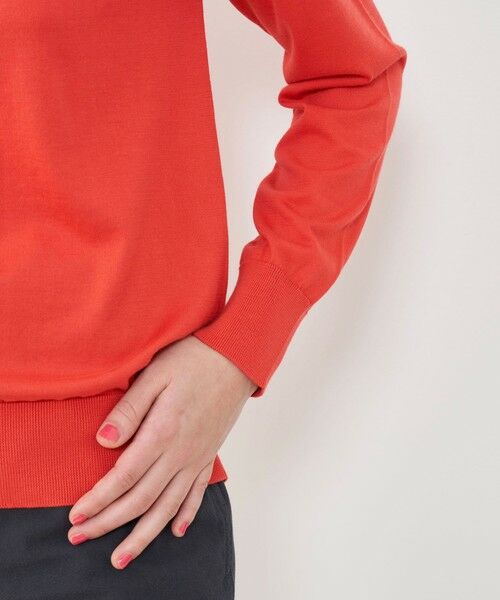 TOMORROWLAND / トゥモローランド ニット・セーター | エクストラファインゲージコットン クルーネックニット | 詳細7