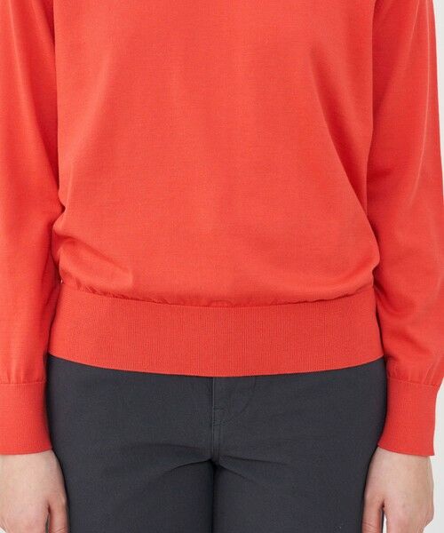 TOMORROWLAND / トゥモローランド ニット・セーター | エクストラファインゲージコットン クルーネックニット | 詳細8