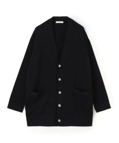 セール】 コットンポリエステルミラノリブ Vネックカーディガン