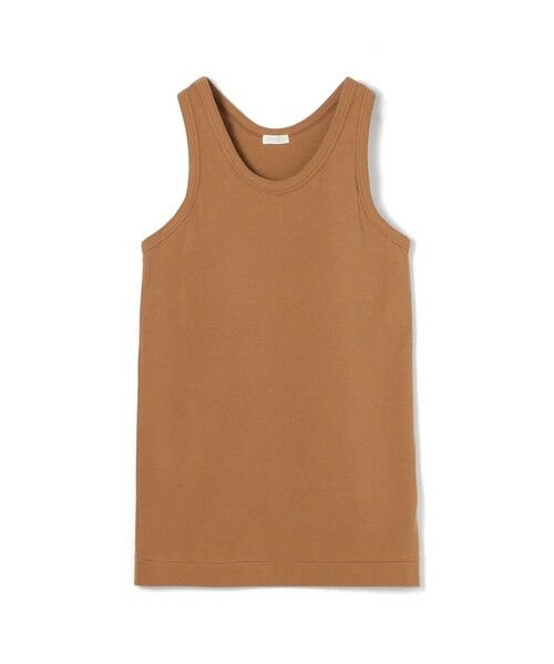 TOMORROWLAND / トゥモローランド タンクトップ | スビンコットン アメリカンスリーブタンクトップ(45 キャメル)
