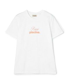 Les Petits Basics rose piscine Tシャツ