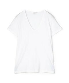 SUNSPEL コットン VネックTシャツ