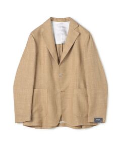 BARBA EASY J1ウールシルクリネン シングルブレステッド2Bジャケット