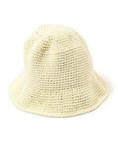 KIJIMA TAKAYUKI POLY HAND KNIT BUCKET HAT