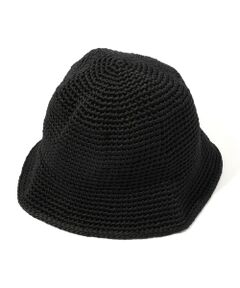 KIJIMA TAKAYUKI POLY HAND KNIT BUCKET HAT