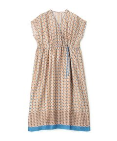 TOMORROWLAND / トゥモローランド ロング・マキシ丈ワンピース | コルチカムプリント カシュクールワンピース