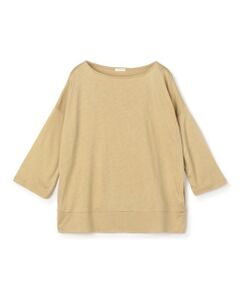 バンブーレーヨン ボートネックTシャツ