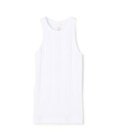 TOMORROWLAND / トゥモローランド タンクトップ | コットンランダムリブ アメリカンスリーブタンクトップ