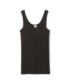 TOMORROWLAND / トゥモローランド タンクトップ | コットンランダムリブ タンクトップ