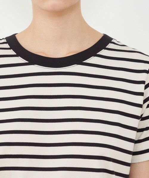 TOMORROWLAND / トゥモローランド Tシャツ | ファインコットンボーダー クルーネックTシャツ | 詳細5