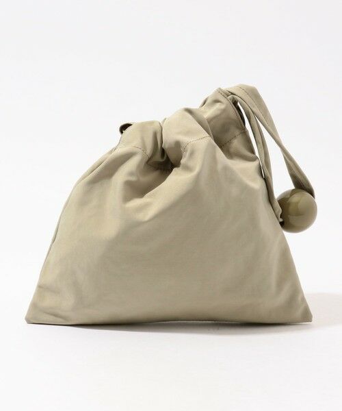 TOMORROWLAND / トゥモローランド ハンドバッグ | Bucket Baggage Ball Charm Satin Mini Bag | 詳細3