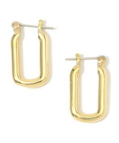 LAURA LOMBARDI CRESCA HOOPS ピアス