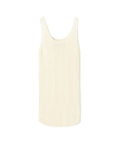 UNION LAUNCH WASHABLE SILK RIB TANK TOP タンクトップ