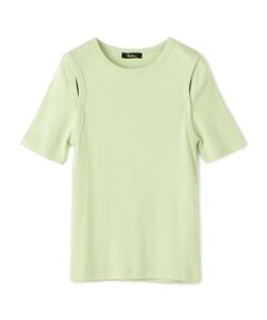 コットンフライス カットスリーブTシャツ