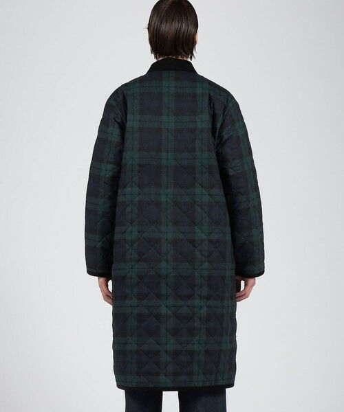 TOMORROWLAND / トゥモローランド ステンカラーコート | LAVENHAM CHANTRY BLACKWATCH キルティングコート | 詳細4
