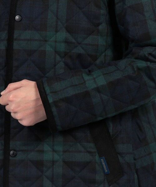 TOMORROWLAND / トゥモローランド ステンカラーコート | LAVENHAM CHANTRY BLACKWATCH キルティングコート | 詳細7