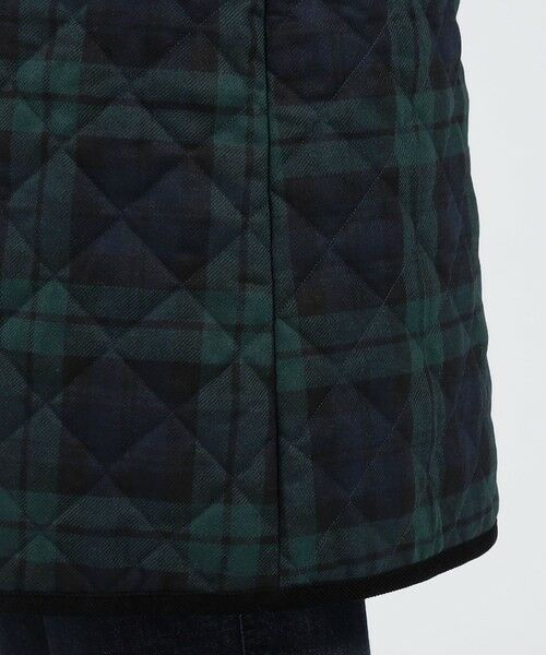 TOMORROWLAND / トゥモローランド ステンカラーコート | LAVENHAM CHANTRY BLACKWATCH キルティングコート | 詳細8