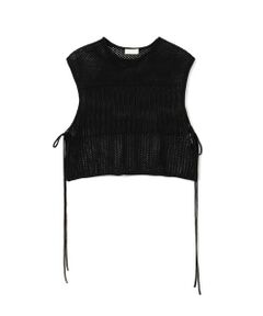 TOMORROWLAND / トゥモローランド ベスト | コットンナイロンコイル ショートベスト