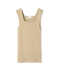 TOMORROWLAND / トゥモローランド タンクトップ | スーピマテレコ スクエアネックタンクトップ