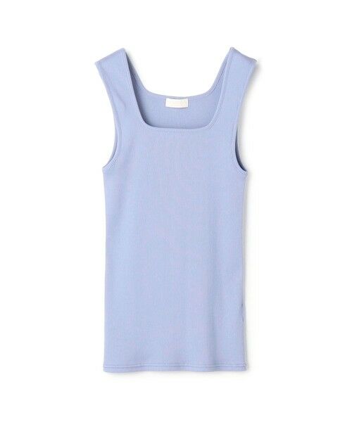 TOMORROWLAND / トゥモローランド タンクトップ | スーピマテレコ スクエアネックタンクトップ（71 ライトパープル）