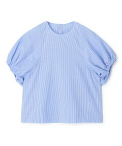 TOMORROWLAND / トゥモローランド シャツ・ブラウス | コットンブロード パフスリーブブラウス