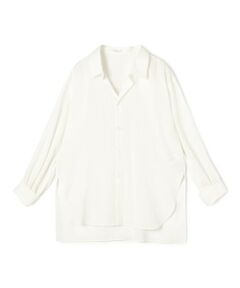 TOMORROWLAND / トゥモローランド シャツ・ブラウス（半袖以外） | ボイルドビーストライプ オープンカラーシャツ