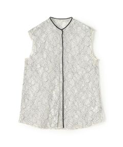 TOMORROWLAND / トゥモローランド シャツ・ブラウス | ファインレース ノースリーブブラウス