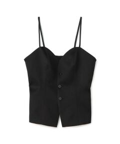 TOMORROWLAND / トゥモローランド ベスト | エンボスサテン ビスチェ