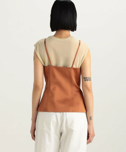 TOMORROWLAND / トゥモローランド ベスト | エンボスサテン ビスチェ | 詳細6