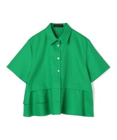 TOMORROWLAND / トゥモローランド シャツ・ブラウス | タイプライターダブルクロス アシンメトリックフリルシャツ