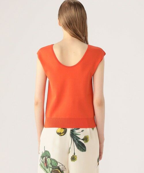 TOMORROWLAND / トゥモローランド ニット・セーター | コットンポリエステル バックオープンフレンチスリーブプルオーバー | 詳細4