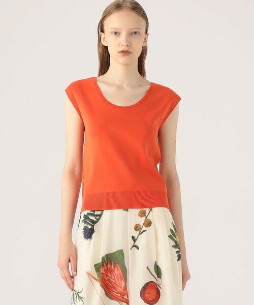 TOMORROWLAND / トゥモローランド ニット・セーター | コットンポリエステル バックオープンフレンチスリーブプルオーバー | 詳細9