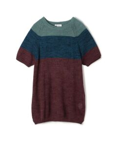 knitbrary ウールシルク ニットTシャツ