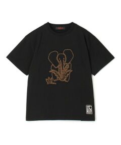 CABaN ドライスビンコットン ELEPHANTエンブロイダリー Tシャツ