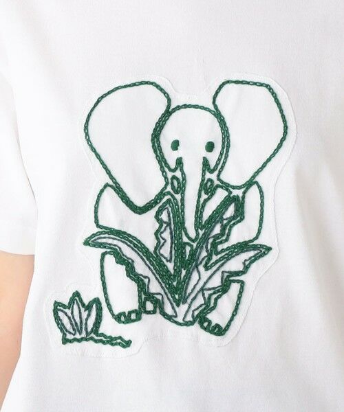 TOMORROWLAND / トゥモローランド Tシャツ | CABaN ドライスビンコットン ELEPHANTエンブロイダリー Tシャツ | 詳細10